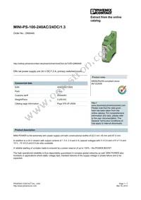 2866446 Datasheet Cover