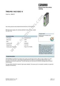 2866475 Datasheet Cover