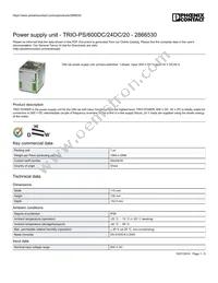 2866530 Datasheet Cover