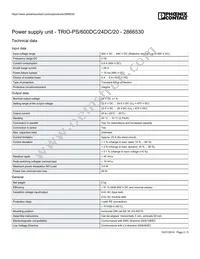 2866530 Datasheet Page 2