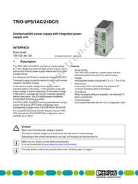 2866611 Datasheet Cover