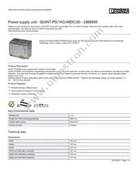 2866695 Datasheet Cover