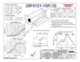 28F0121-1SR-10 Datasheet Cover