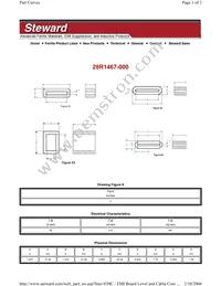 28R1467-000 Datasheet Cover