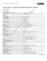 2902994 Datasheet Page 2