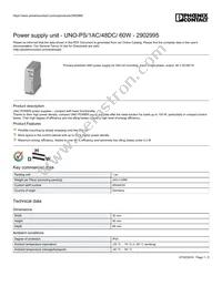 2902995 Datasheet Cover