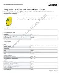 2903243 Datasheet Cover