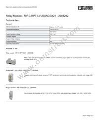 2903292 Datasheet Page 3