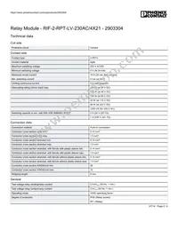 2903304 Datasheet Page 2