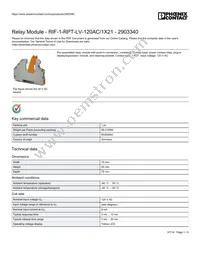 2903340 Datasheet Cover