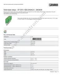 2903639 Datasheet Cover