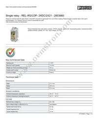 2903660 Datasheet Cover