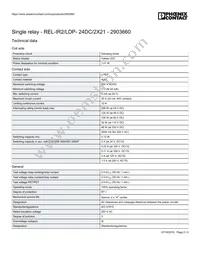 2903660 Datasheet Page 2