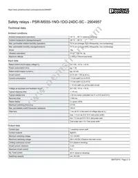 2904957 Datasheet Page 2