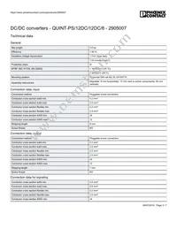 2905007 Datasheet Page 3