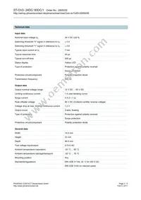 2905035 Datasheet Page 2