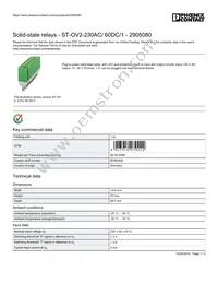 2905080 Datasheet Cover