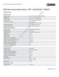 2905218 Datasheet Page 3