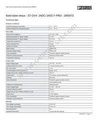 2905572 Datasheet Page 2