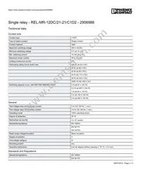 2906988 Datasheet Page 2