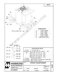 290HX Datasheet Cover