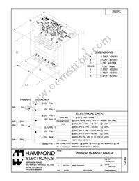 290PX Datasheet Cover