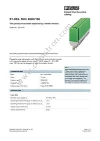 2911676 Datasheet Cover