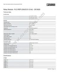 2912620 Datasheet Page 3