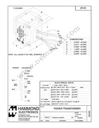 291AX Datasheet Cover