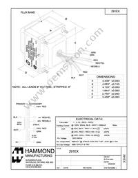 291EX Datasheet Cover