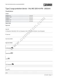 2920243 Datasheet Page 4