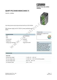 2938594 Datasheet Cover