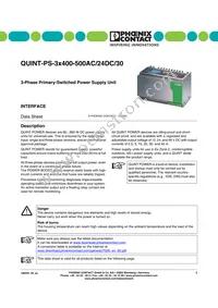 2938633 Datasheet Cover