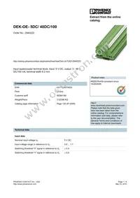 2940223 Datasheet Cover