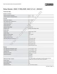 2940401 Datasheet Page 2