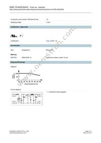 2942454 Datasheet Page 3