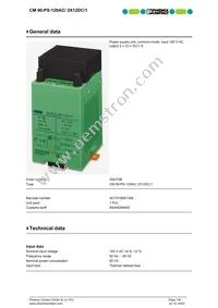 2943796 Datasheet Cover