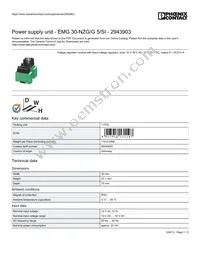 2943903 Datasheet Cover