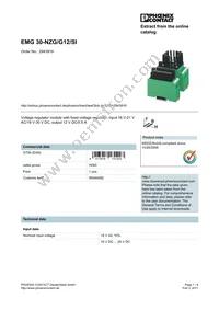 2943916 Datasheet Cover