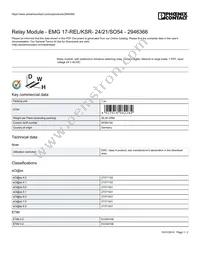 2946366 Datasheet Cover