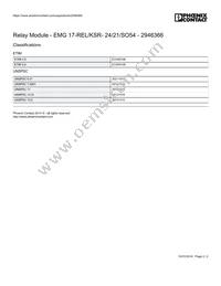 2946366 Datasheet Page 2