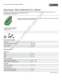 2946735 Datasheet Cover