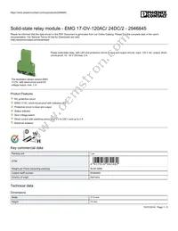 2946845 Datasheet Cover