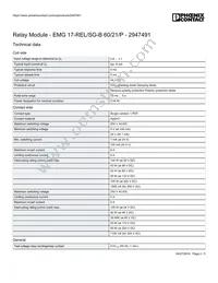 2947491 Datasheet Page 2