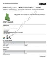 2948872 Datasheet Cover