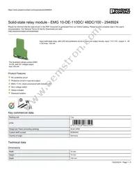 2948924 Datasheet Cover