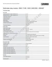 2954390 Datasheet Page 2