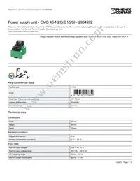 2954992 Datasheet Cover