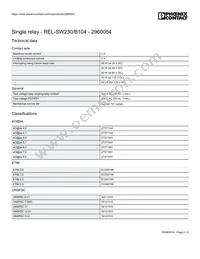 2960054 Datasheet Page 2