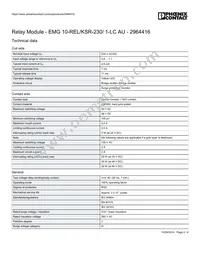 2964416 Datasheet Page 2